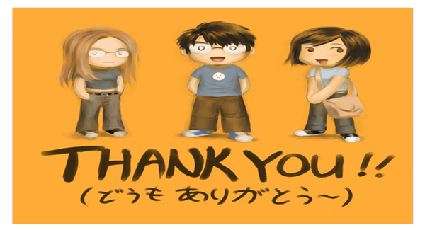 Những câu nói cảm ơn bằng tiếng Nhật