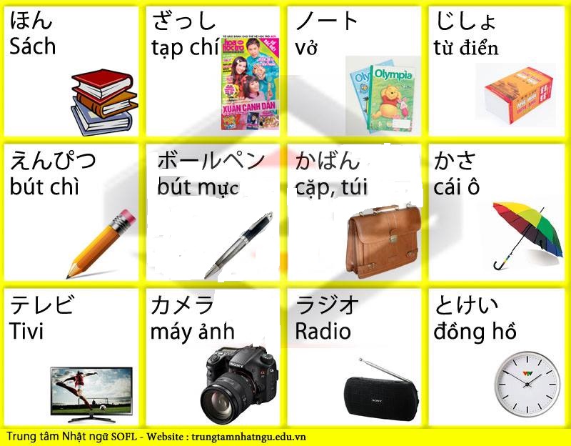 Học từ vựng tiếng Nhật mỗi ngày.