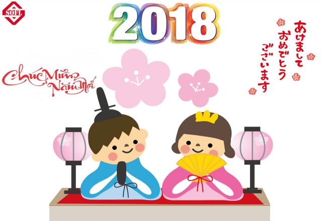 Cùng học tiếng Nhật chúc mừng năm mới chào đón 2018