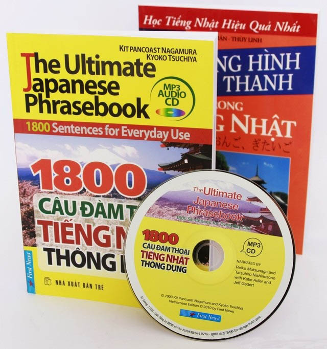 Sách tự học 1800 câu đàm thoại tiếng Nhật sach tu hoc tieng nhat co ban