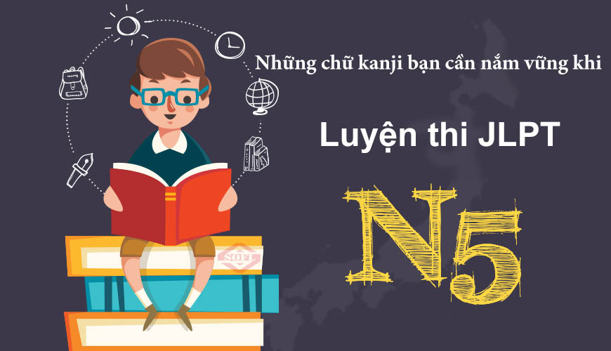 Học chữ kanji khi luyện thi JLPT N5 luyen thi jlpt n5