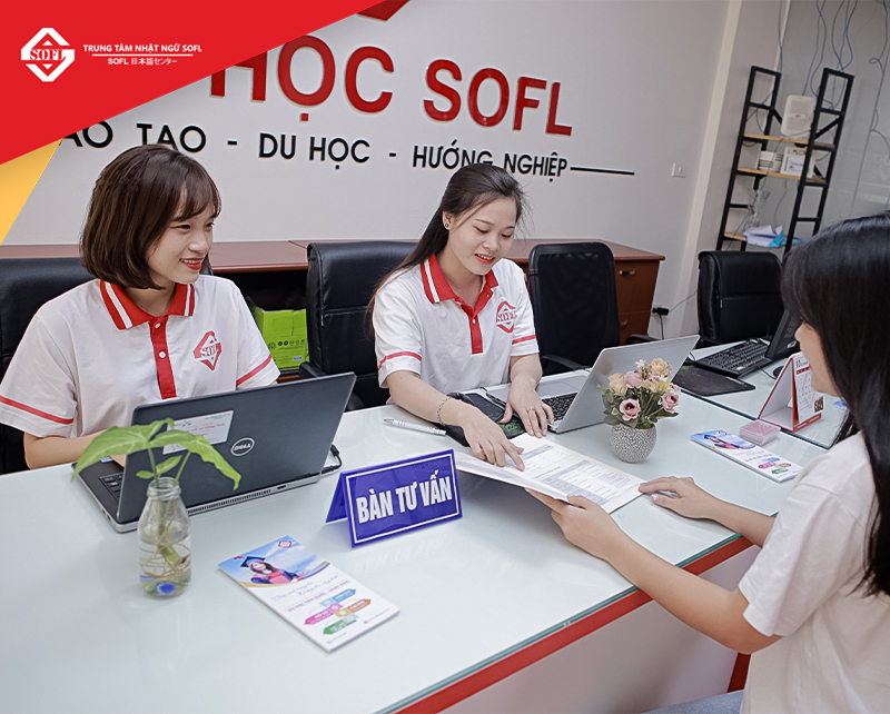 Không gian học tập tại Trung tâm Nhật ngữ SOFL
