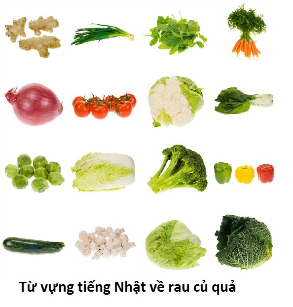 tu-vung-tieng-nhat-ve-rau-cu Học từ vựng tiếng Nhật về rau củ